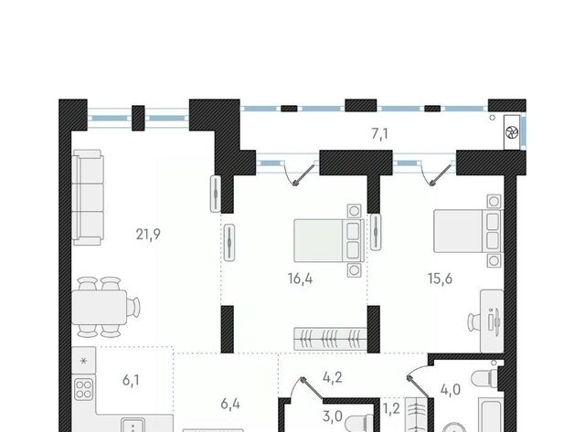 р-н Заельцовский Заельцовская ул Кубовая 32 фото