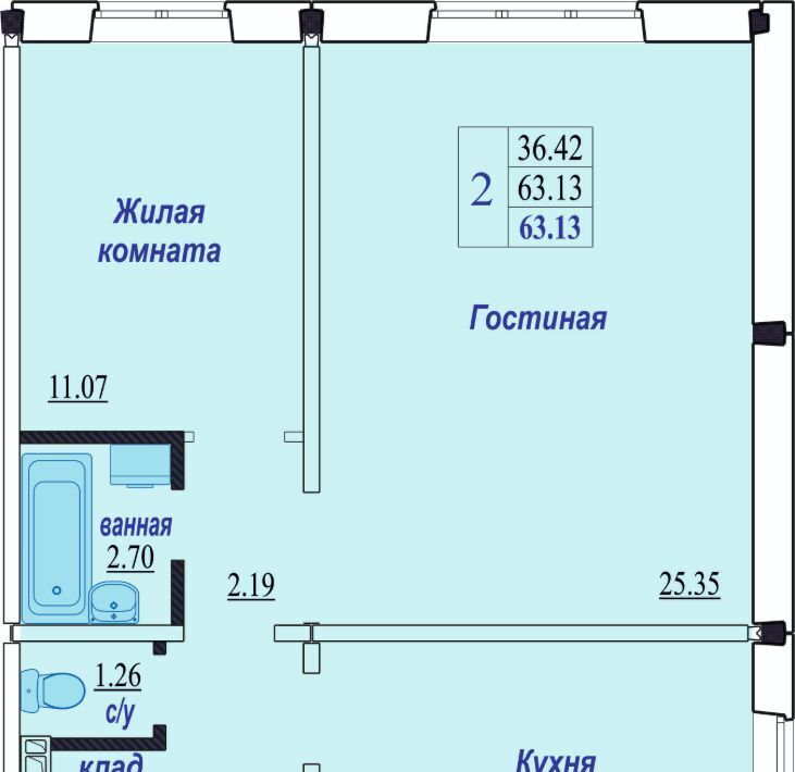 квартира г Новосибирск р-н Кировский Студенческая ул Виктора Шевелева 26 фото 11