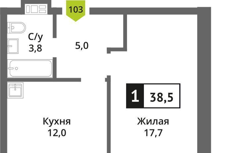 квартира городской округ Красногорск п Светлые Горы Марьино-Знаменское кв-л, Смарт Квартал Лесная Отрада жилой комплекс, к 3, Пятницкое шоссе фото 1