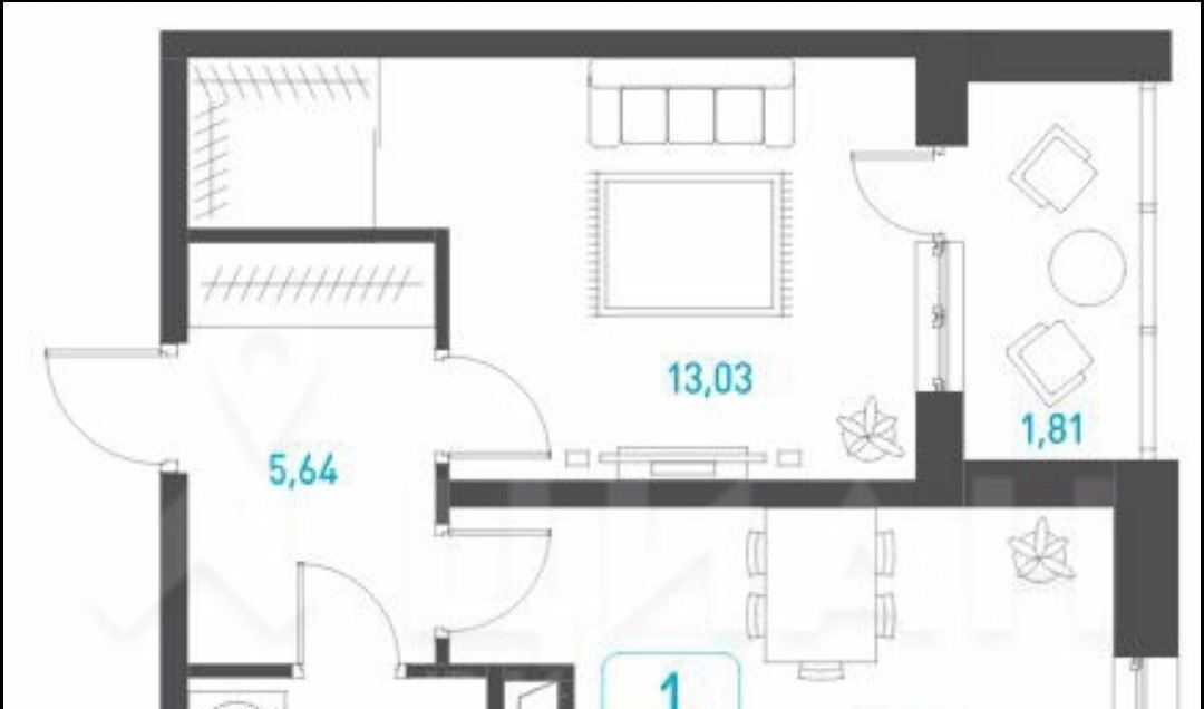 квартира г Москва метро Бульвар Дмитрия Донского ул Феодосийская 7к/4 муниципальный округ Северное Бутово фото 16