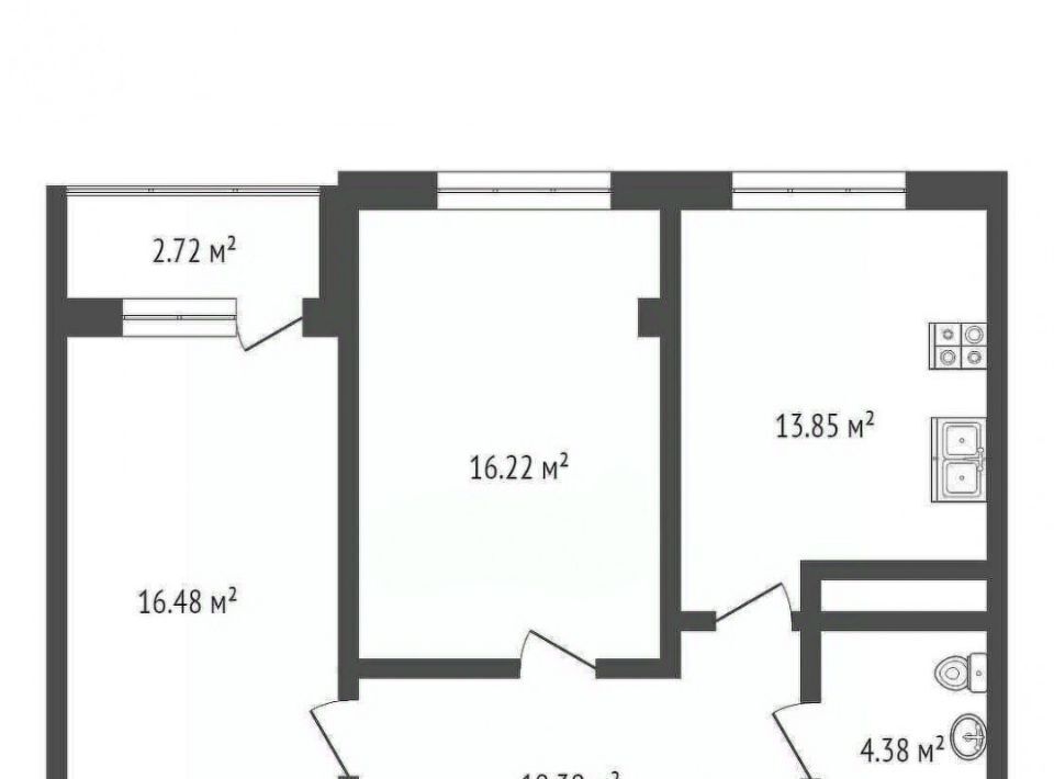 квартира г Нальчик ул Атажукина 2 фото 2