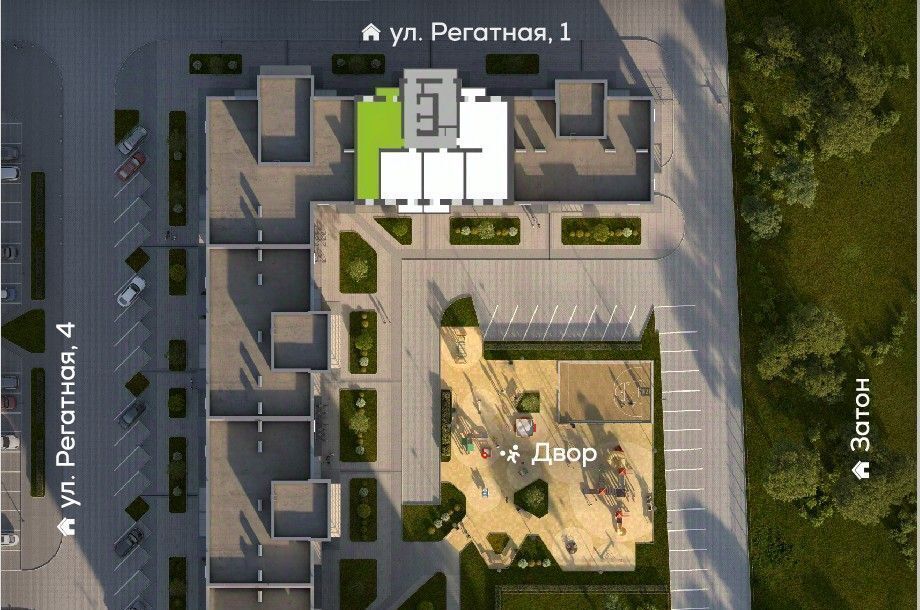 квартира г Красноярск р-н Свердловский ул Регатная 3 фото 3