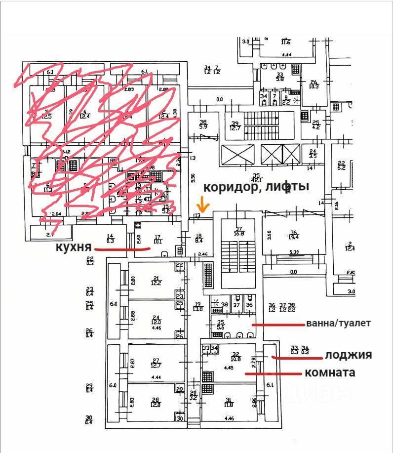 комната г Санкт-Петербург аллея Поликарпова 4/1 округ Комендантский аэродром, Ленинградская область фото 33