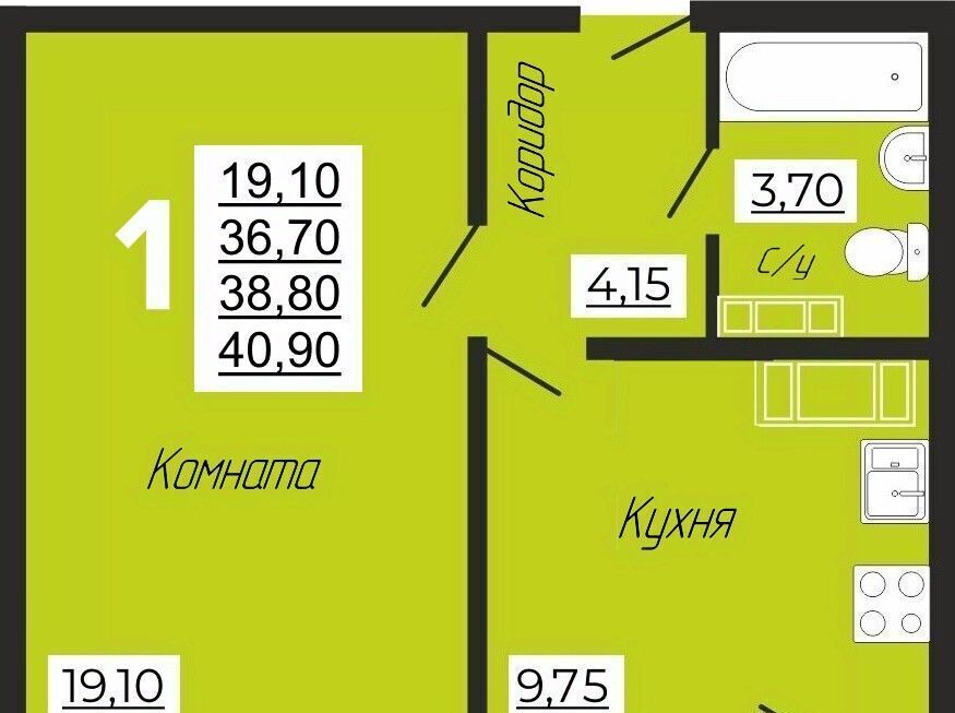 квартира г Смоленск р-н Заднепровский ул Филатова 3 фото 1