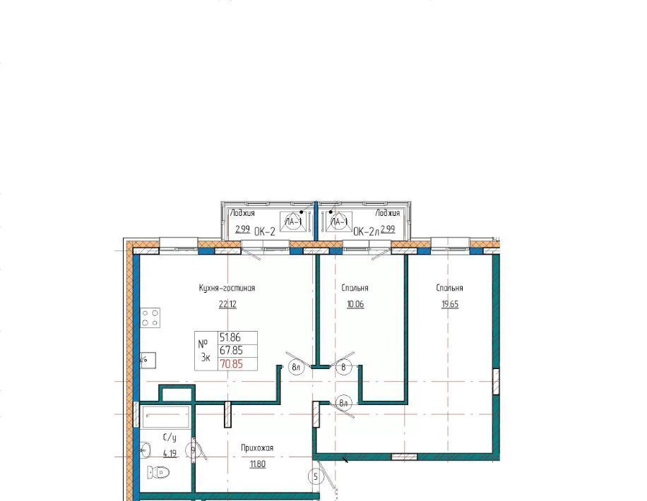 квартира г Якутск ул Кузьмина 18 фото 1