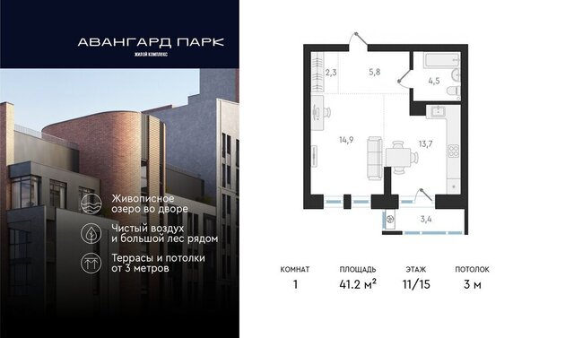 р-н Заельцовский Карьер Мочище Заельцовская ЖК Авангард Парк фото