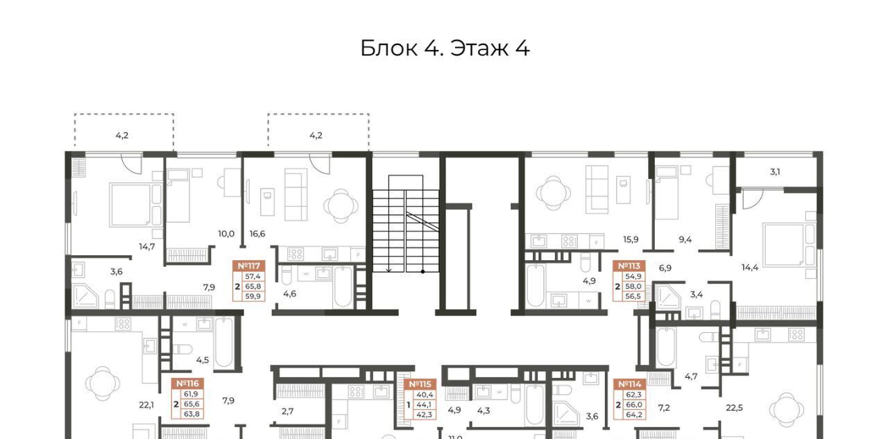 квартира г Симферополь р-н Центральный ул Караимская 50 фото 2