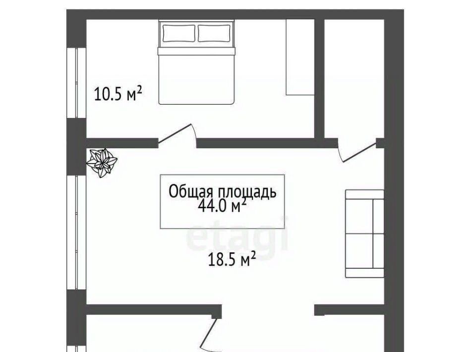 квартира г Новосибирск метро Площадь Гарина-Михайловского ул Ленина 32 фото 26