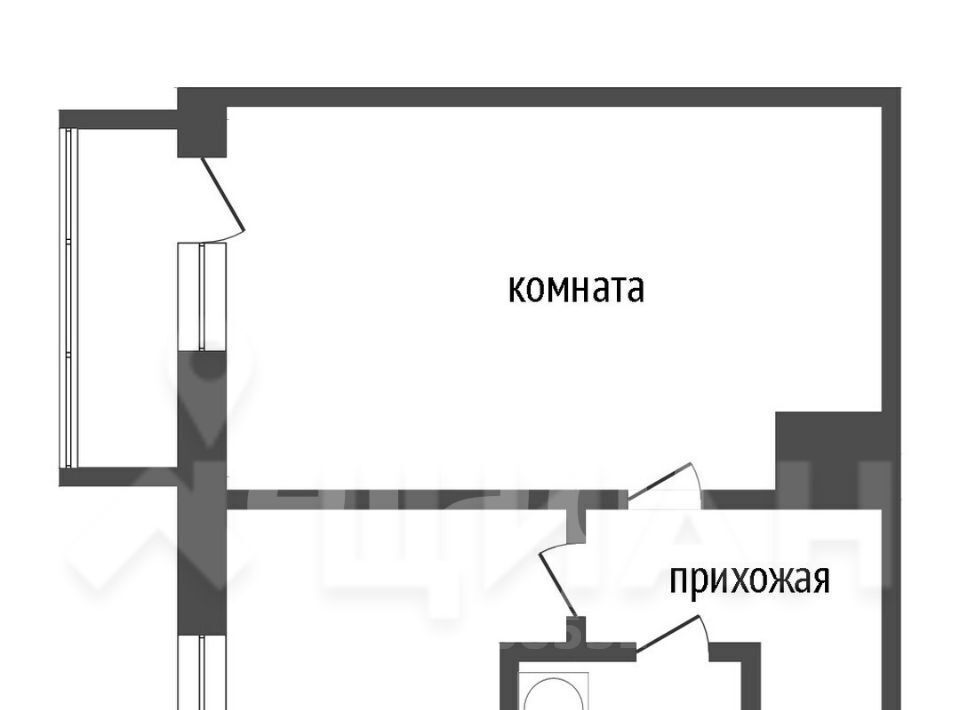 квартира г Калуга р-н Московский ул Карла Либкнехта 14 фото 2