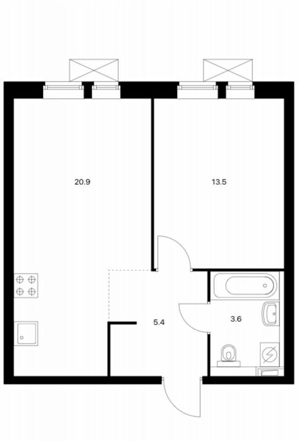 квартира г Москва метро Окская ул Михайлова 30ак/6 фото 39