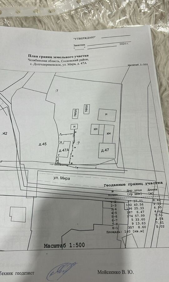 земля р-н Сосновский с Долгодеревенское ул Мира 47а фото 3