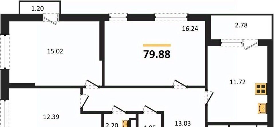 квартира г Воронеж р-н Центральный ул Ломоносова 116/1 фото 1