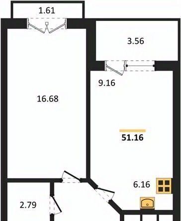 квартира г Воронеж р-н Центральный ул Ломоносова 116/2 фото 1