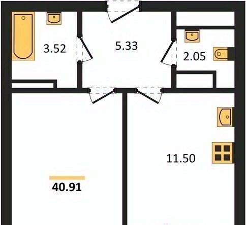 квартира г Воронеж р-н Центральный ул Ломоносова 116/2 фото 1