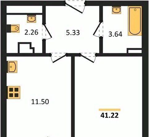 квартира г Воронеж р-н Центральный ул Ломоносова 116/2 фото 1