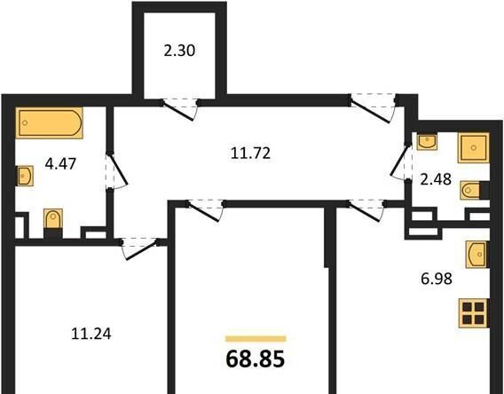 квартира г Воронеж р-н Центральный ЖК «Бунин» фото 1