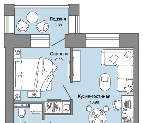 квартира р-н Ленинский ул Дмитрия Козулева фото