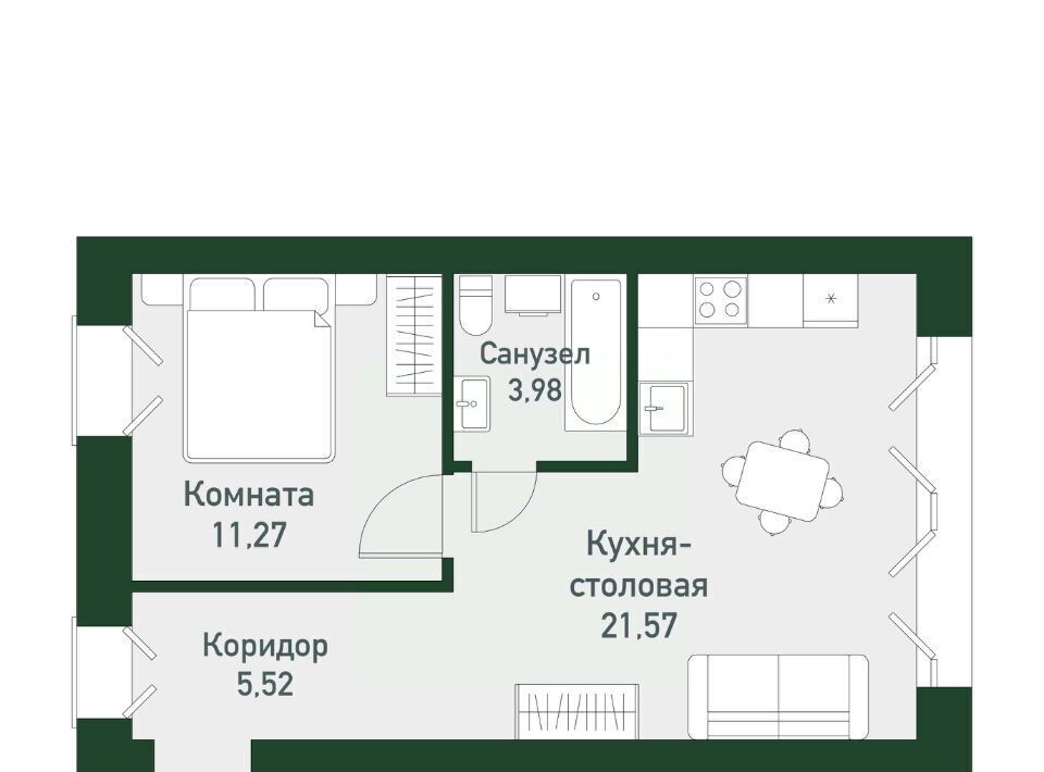 квартира г Екатеринбург Чкаловская Твоя Привилегия жилой комплекс фото 1