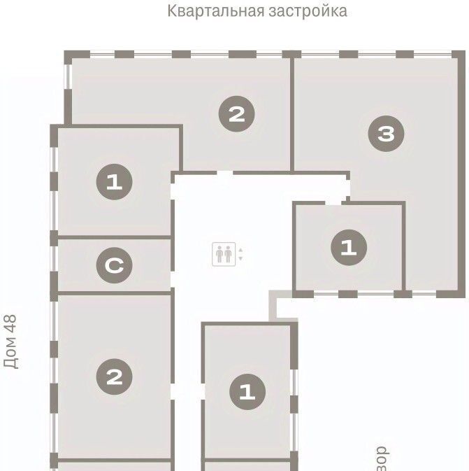 квартира г Новосибирск р-н Октябрьский ул Большевистская с 49 фото 2