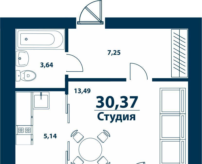квартира г Уфа д Ветошниково Город Природы жилой комплекс фото 1
