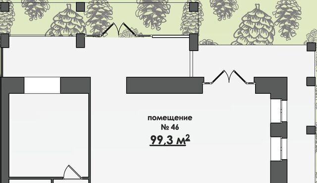 торговое помещение ул Центральная р-н Октябрьский фото