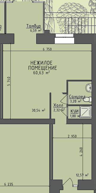 торговое помещение г Владимир мкр Коммунар ул Центральная 18 р-н Октябрьский фото 2