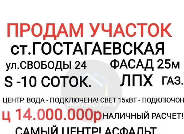 земля ул Свободы Анапа муниципальный округ фото