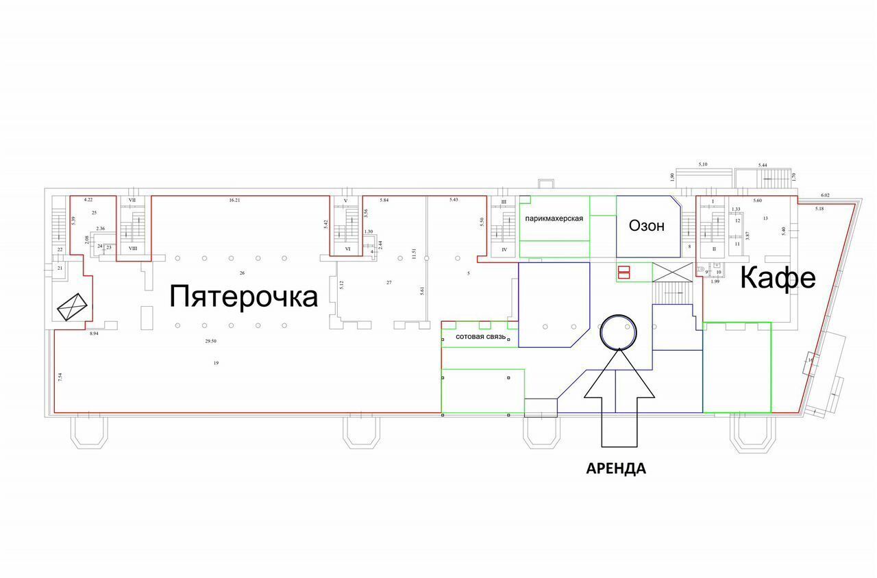 торговое помещение г Пермь р-н Мотовилихинский ул Тургенева 33 фото 2