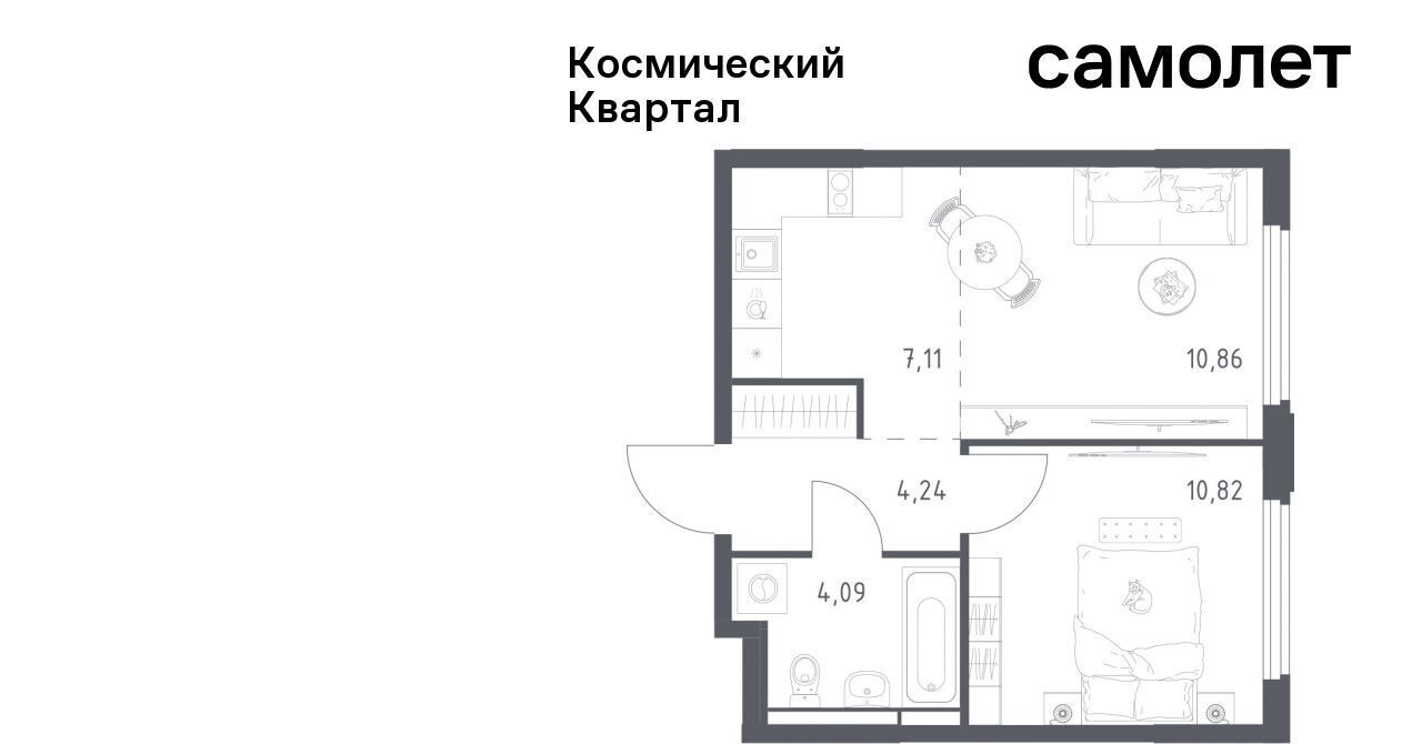 квартира г Королев мкр Юбилейный Щёлковская фото 1