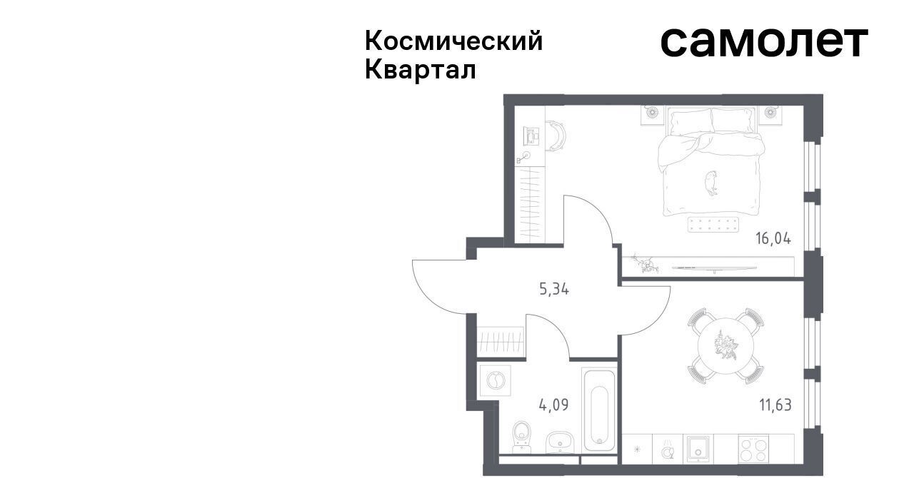 квартира г Королев мкр Юбилейный Щёлковская фото 1