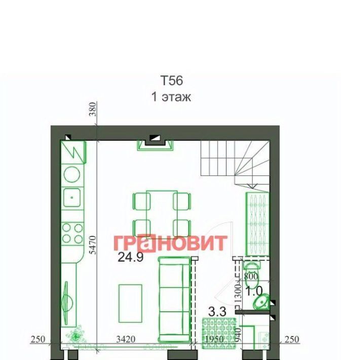 дом р-н Новосибирский с Новолуговое мкр Березки 2 5-й кв-л, 25/2/2 фото 2