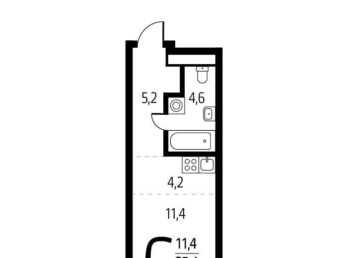 квартира г Москва п Десеновское ул 6-я Нововатутинская 15к/1 Кедровая фото 1