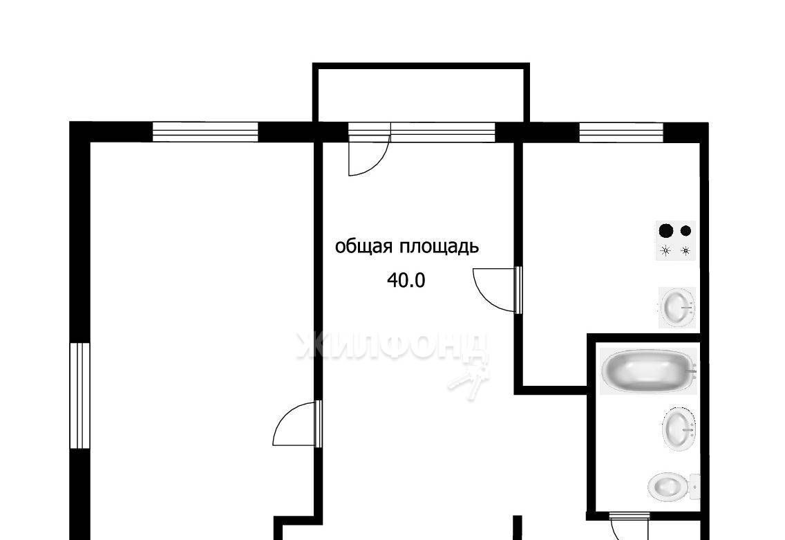 квартира г Томск р-н Кировский ул Усова 25/2 фото 9