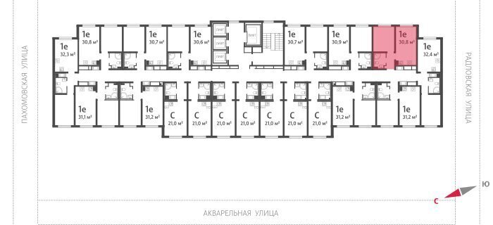 квартира г Санкт-Петербург метро Академическая ул Пахомовская 12к/2 округ Полюстрово фото 2