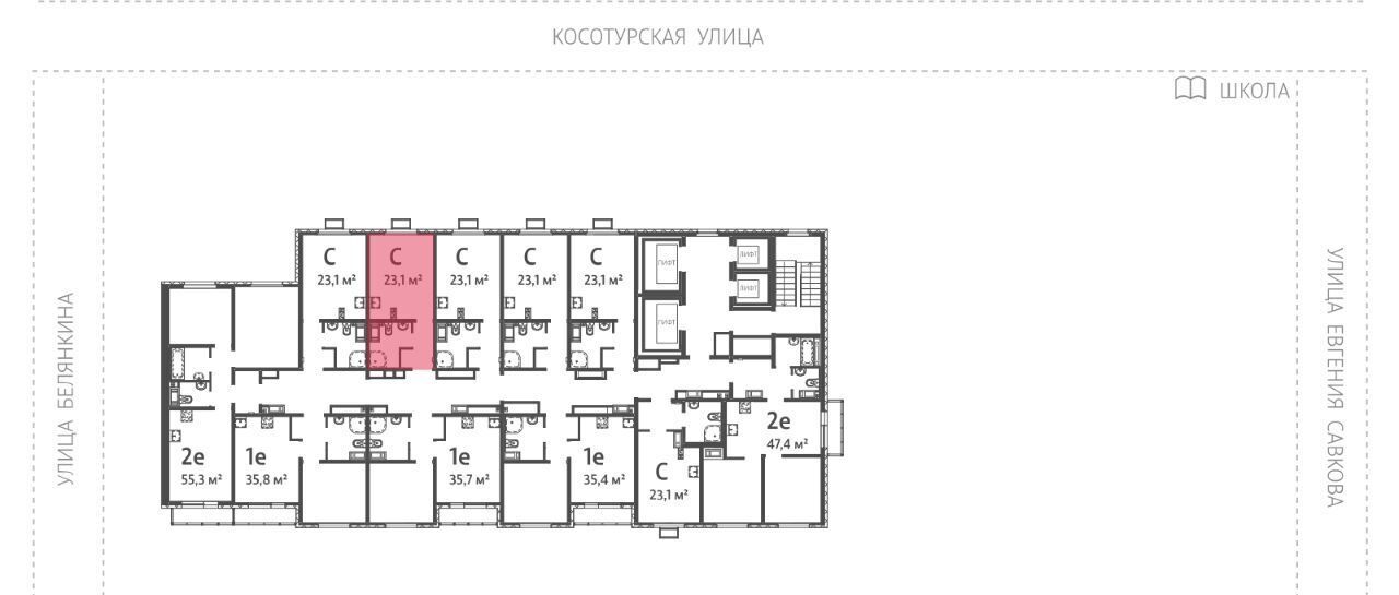 квартира г Екатеринбург п Широкая Речка Академический Чкаловская ЖК «Меридиан» фото 2