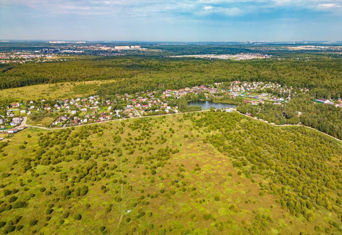 земля городской округ Наро-Фоминский г Апрелевка 30 км, коттеджный пос. Кедрица, 3-я очередь, Киевское шоссе фото 5