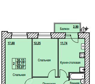 квартира г Ярославль р-н Дзержинский Северный жилрайон, 9-й мкр фото 1