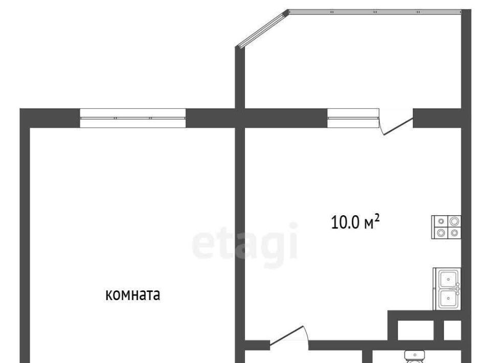 квартира г Сургут пос Гидростроитель ул Монтажников 7 фото 2