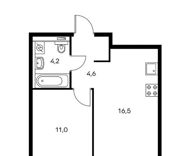 квартира г Одинцово ул Рябиновая 3к/1 Одинцово фото 12