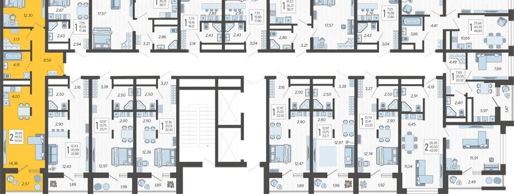 квартира г Сочи р-н Хостинский ЖК «Кислород» 12 Хостинский район фото 2