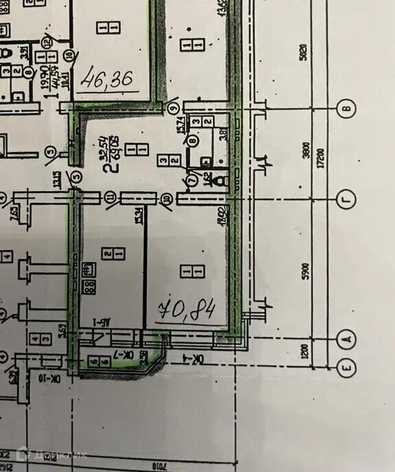 квартира г Воронеж р-н Коминтерновский ул Независимости 55/2 фото 15