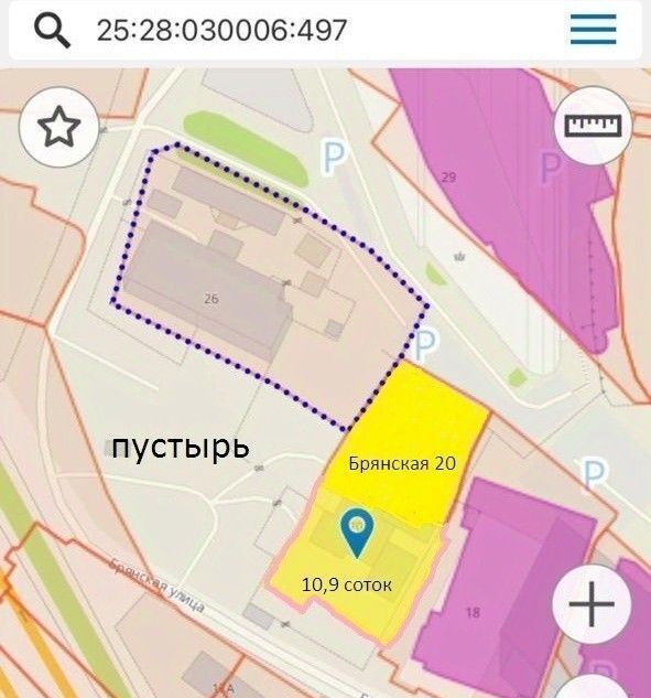 земля г Владивосток р-н Первомайский ул Брянская 20 фото 3