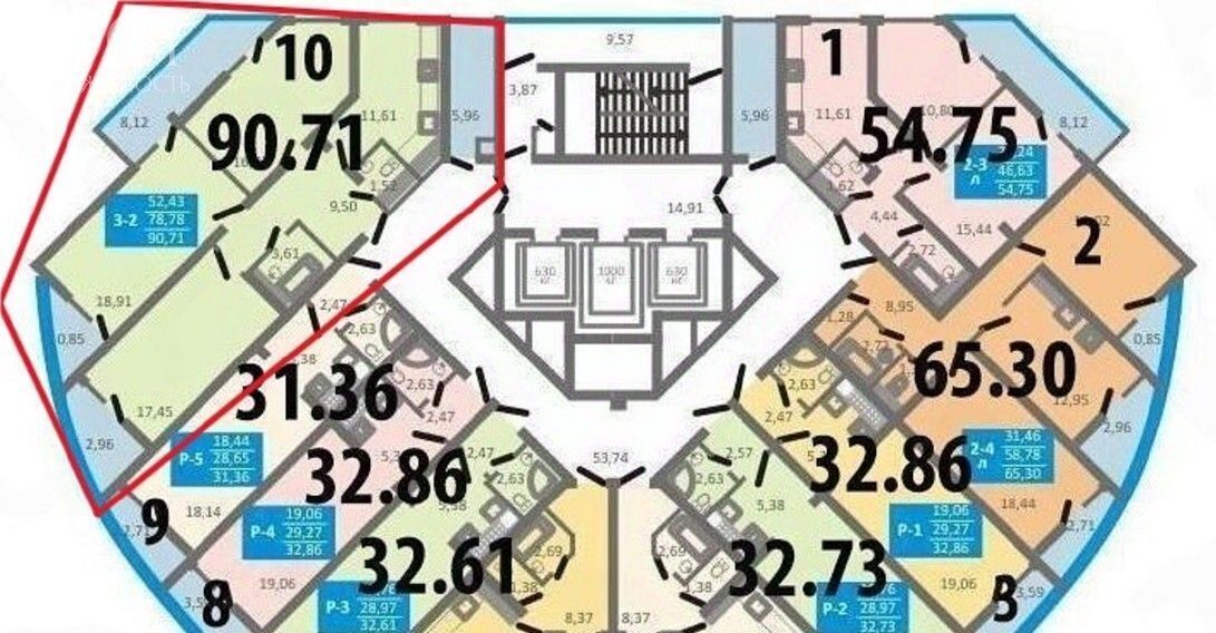 квартира г Сочи р-н Адлерский ул Ленина 298в/1 фото 24