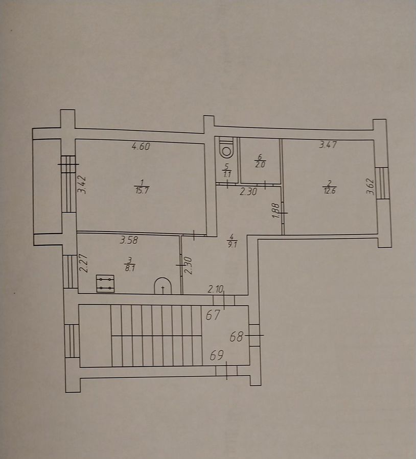 квартира р-н Кировский г Киров ул Карла Маркса 7 фото 12