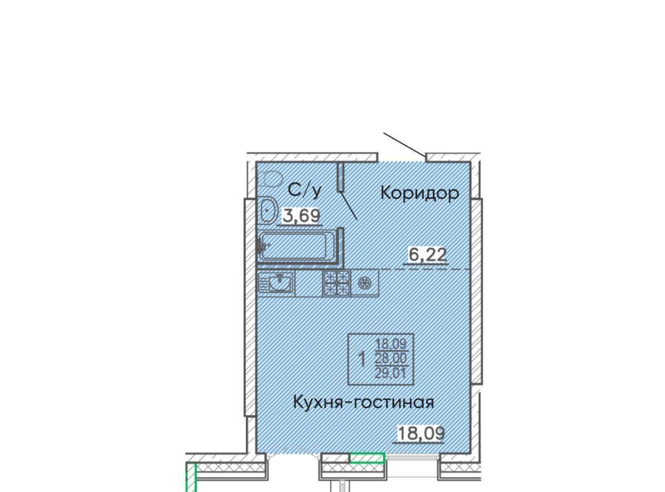 квартира г Улан-Удэ мкр Энергетик р-н Октябрьский фото 1