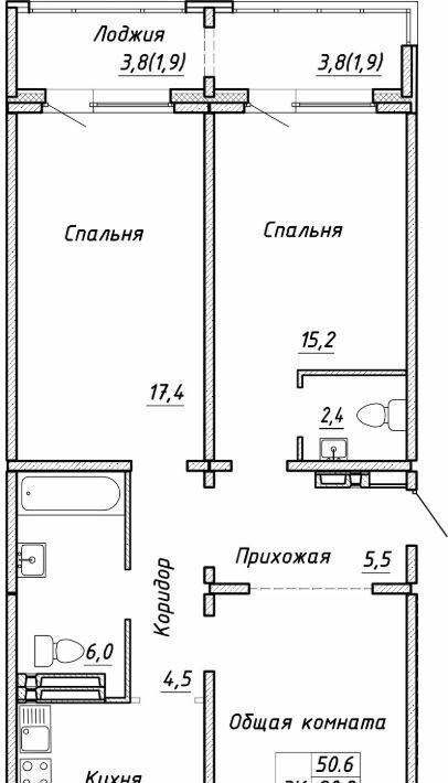 квартира г Новосибирск р-н Ленинский ул Связистов 13/2 фото 1