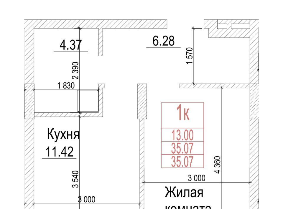 квартира г Новосибирск метро Площадь Гарина-Михайловского р-н Железнодорожный ЖК «Чернышевский» фото 1