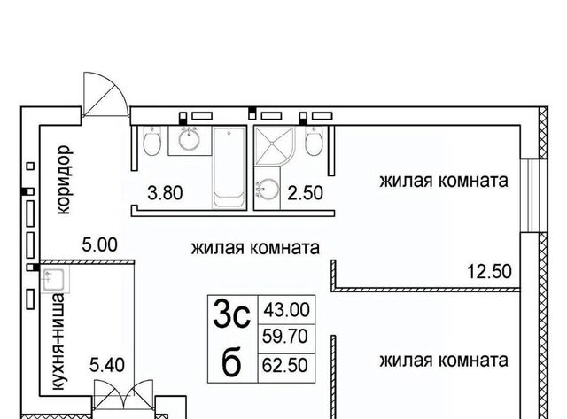 квартира р-н Октябрьский Речной вокзал фото