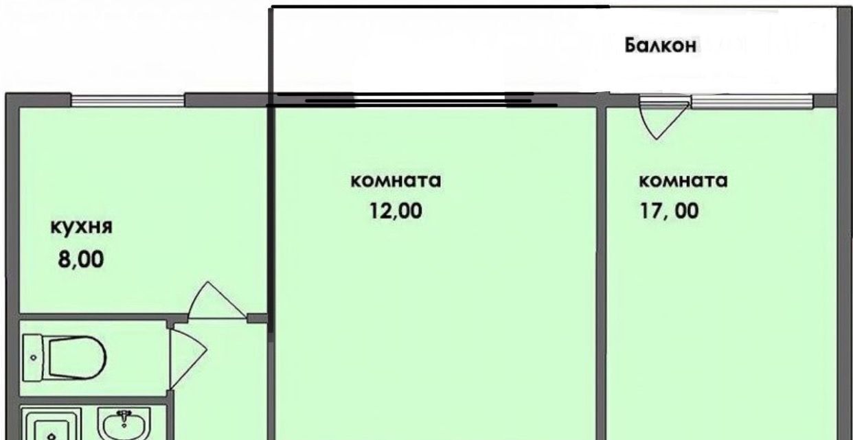 квартира г Челябинск р-н Ленинский ул Л.Чайкиной 19 фото 2