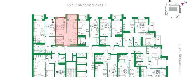 квартира г Уфа р-н Советский ул Комсомольская 8 ЖК «Сапфир» фото 2